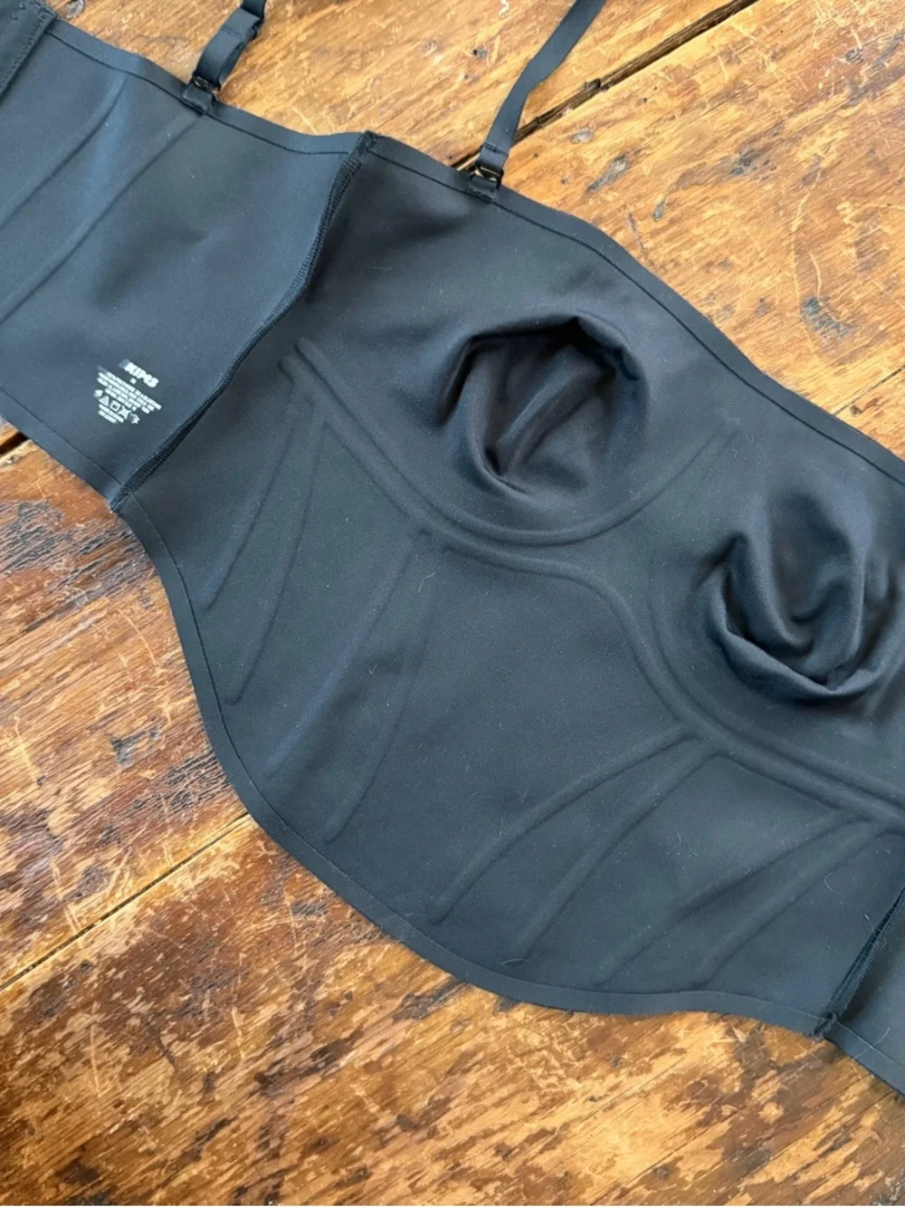 Skims Black Corset-Style Bustier Top medium - Picture 2 of 4